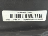 2018 Hyundai Sonata Instrument Cluster Speedometer Gauges P/N:94041-C2000 Fits OEM Used Auto Parts - Oemusedautoparts1.com