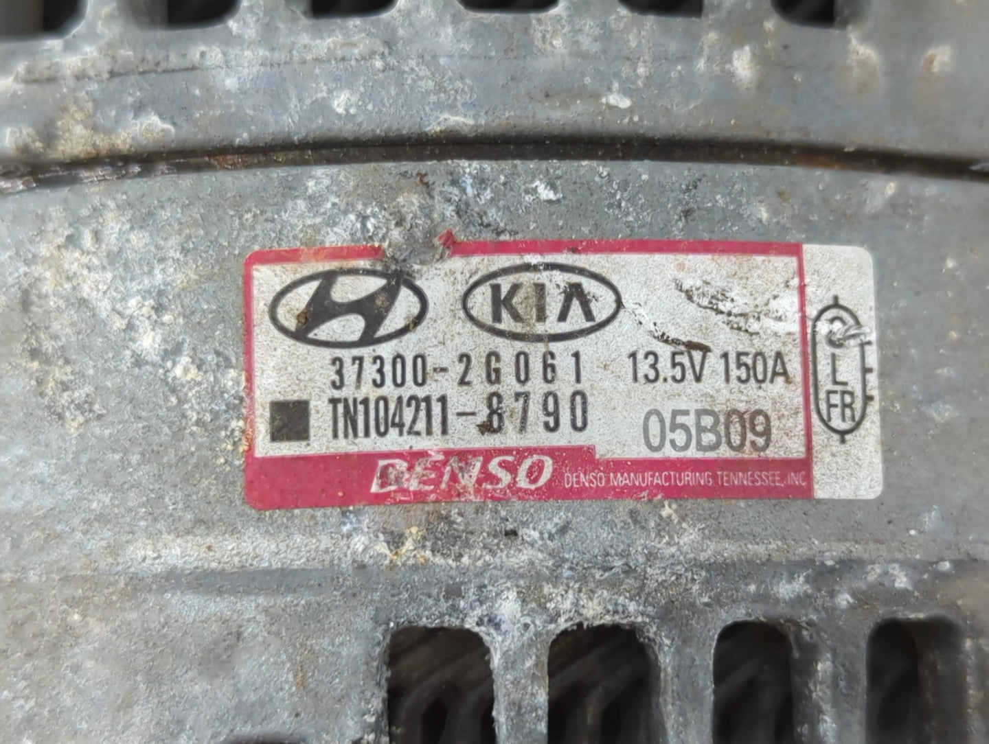 2015-2019 Hyundai Sonata Alternator Replacement Generator Charging Assembly Engine OEM P/N:TN104211-8790 37300-2G061 Fits OE