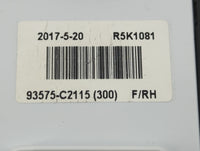 2018 Hyundai Sonata Master Power Window Switch Replacement Driver Side Left P/N:93575-C2115 Fits OEM Used Auto Parts - Oemus