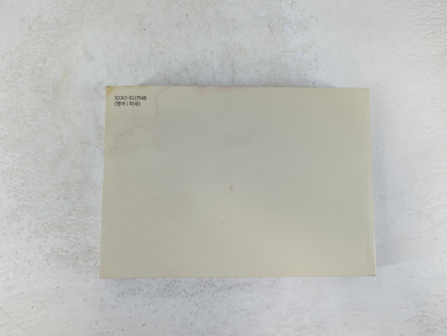 2018 Hyundai Tucson Owners Manual Book Guide P/N:ID30-EU7NB OEM Used Auto Parts - Oemusedautoparts1.com