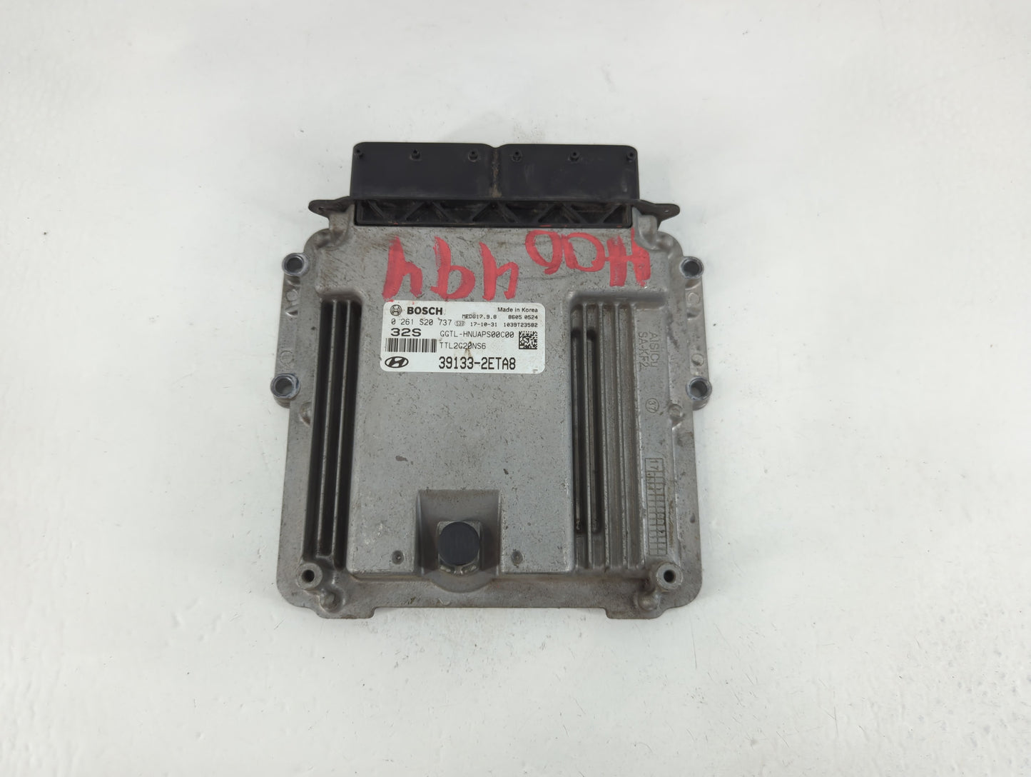 2016-2018 Hyundai Tucson PCM Engine Control Computer ECU ECM PCU OEM P/N:39133-2ETA8 Fits Fits 2016 2017 2018 OEM Used Auto 