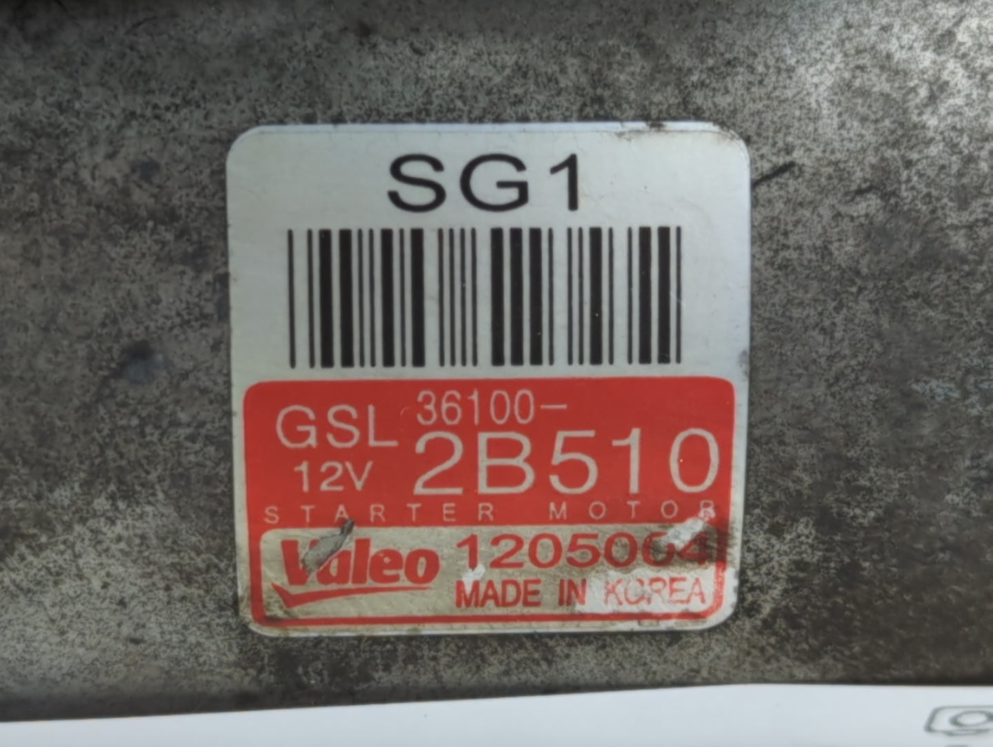 2016-2018 Hyundai Tucson Car Starter Motor Solenoid OEM P/N:36100-2B510 Fits OEM Used Auto Parts - Oemusedautoparts1.com