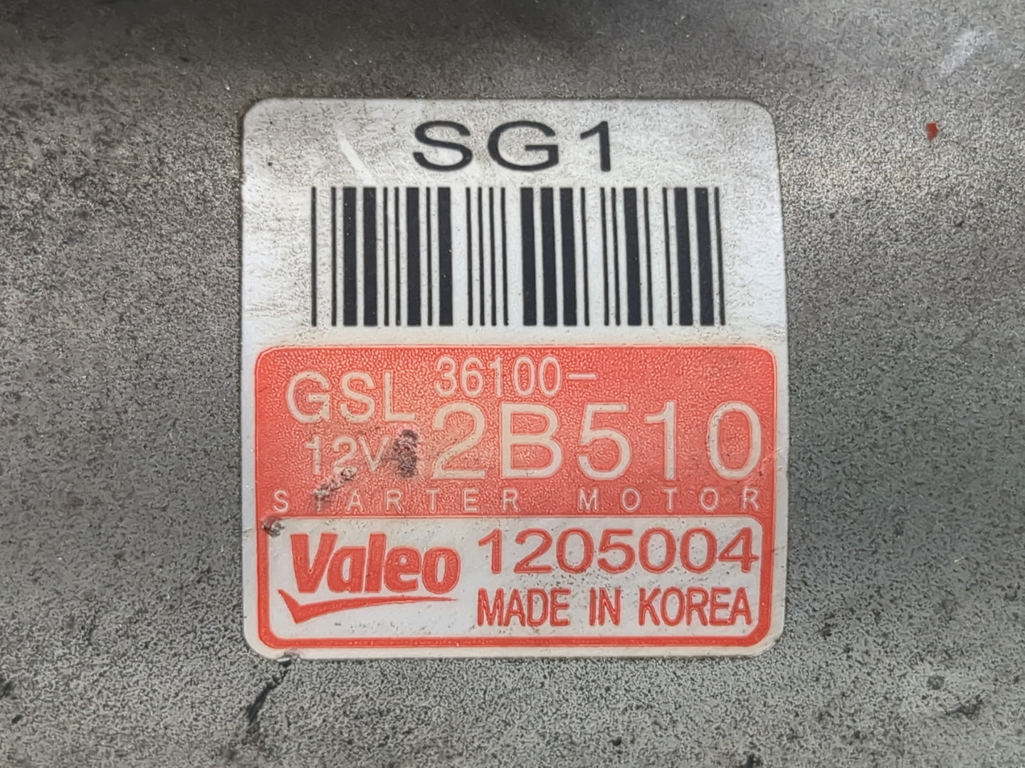 2016-2018 Hyundai Tucson Car Starter Motor Solenoid OEM P/N:36100-2B510 Fits OEM Used Auto Parts - Oemusedautoparts1.com