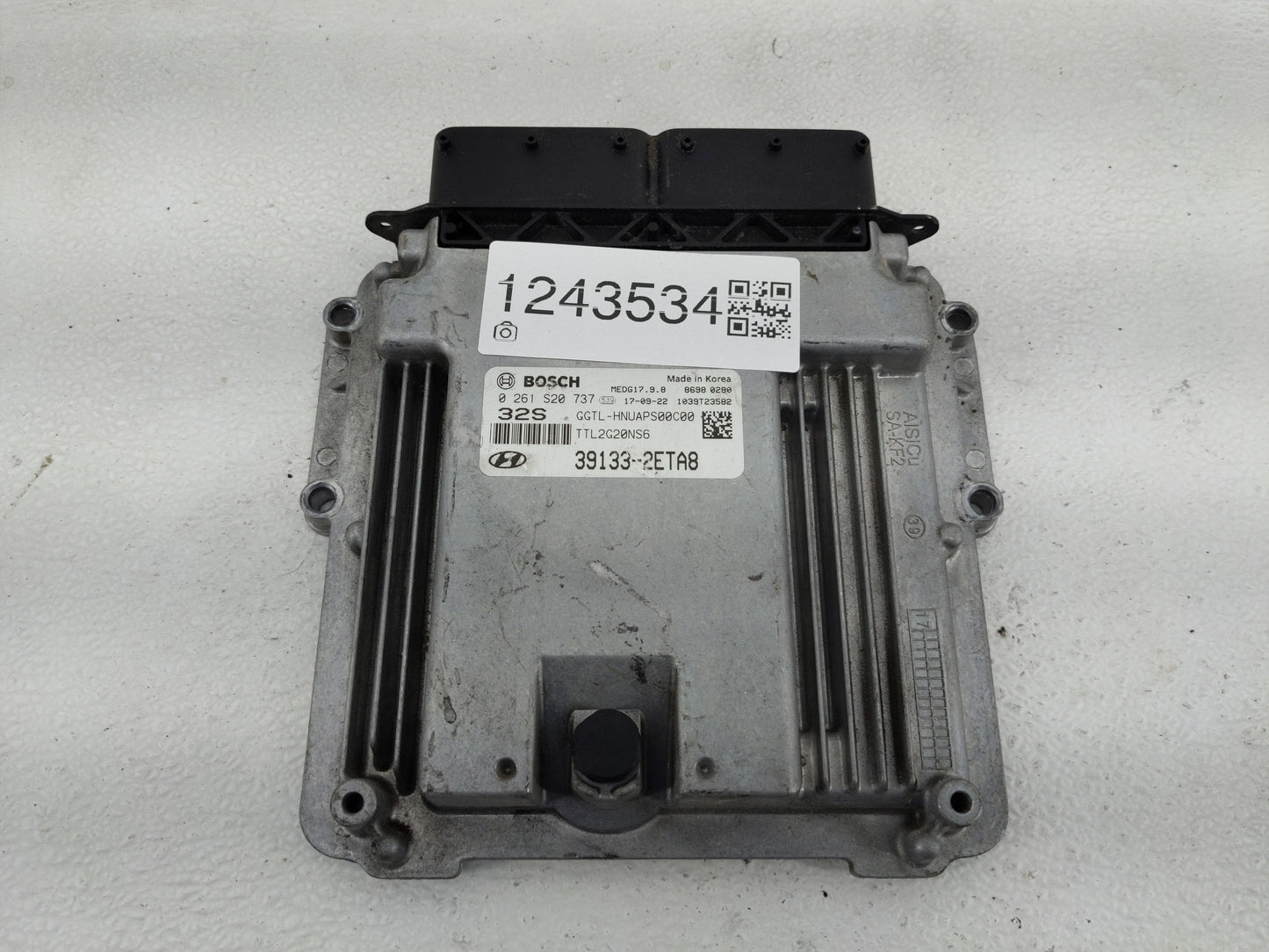 2016-2018 Hyundai Tucson PCM Engine Control Computer ECU ECM PCU OEM P/N:TTL2G20NS6 0 261 S20 737 Fits Fits 2016 2017 2018 O