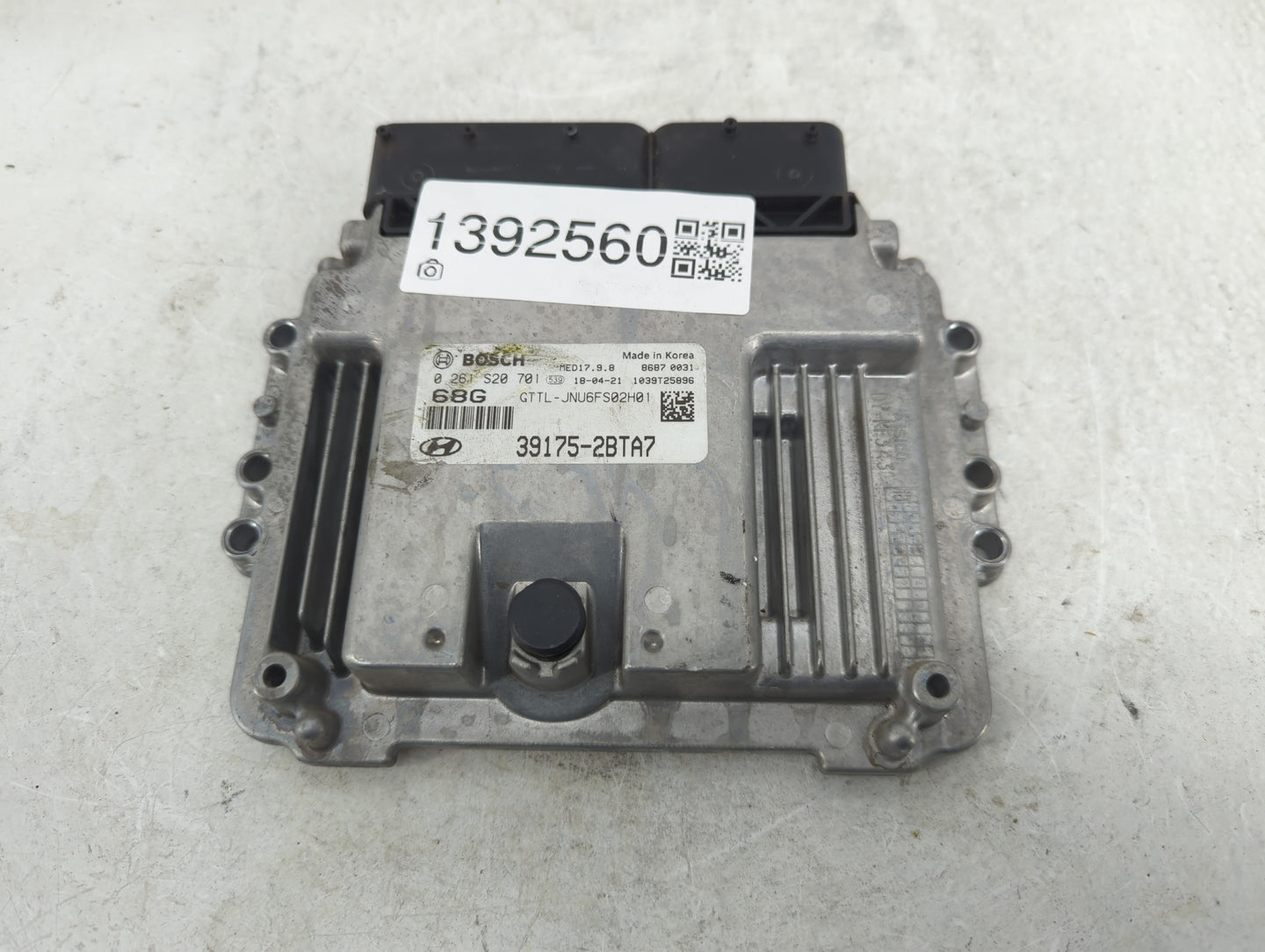 2016-2018 Hyundai Tucson PCM Engine Control Computer ECU ECM PCU OEM P/N:0 261 S20 701 39175-2BTA7 Fits Fits 2016 2017 2018 