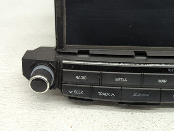 2018 Hyundai Tucson Radio AM FM Cd Player Receiver Replacement P/N:96560-D33504X Fits OEM Used Auto Parts