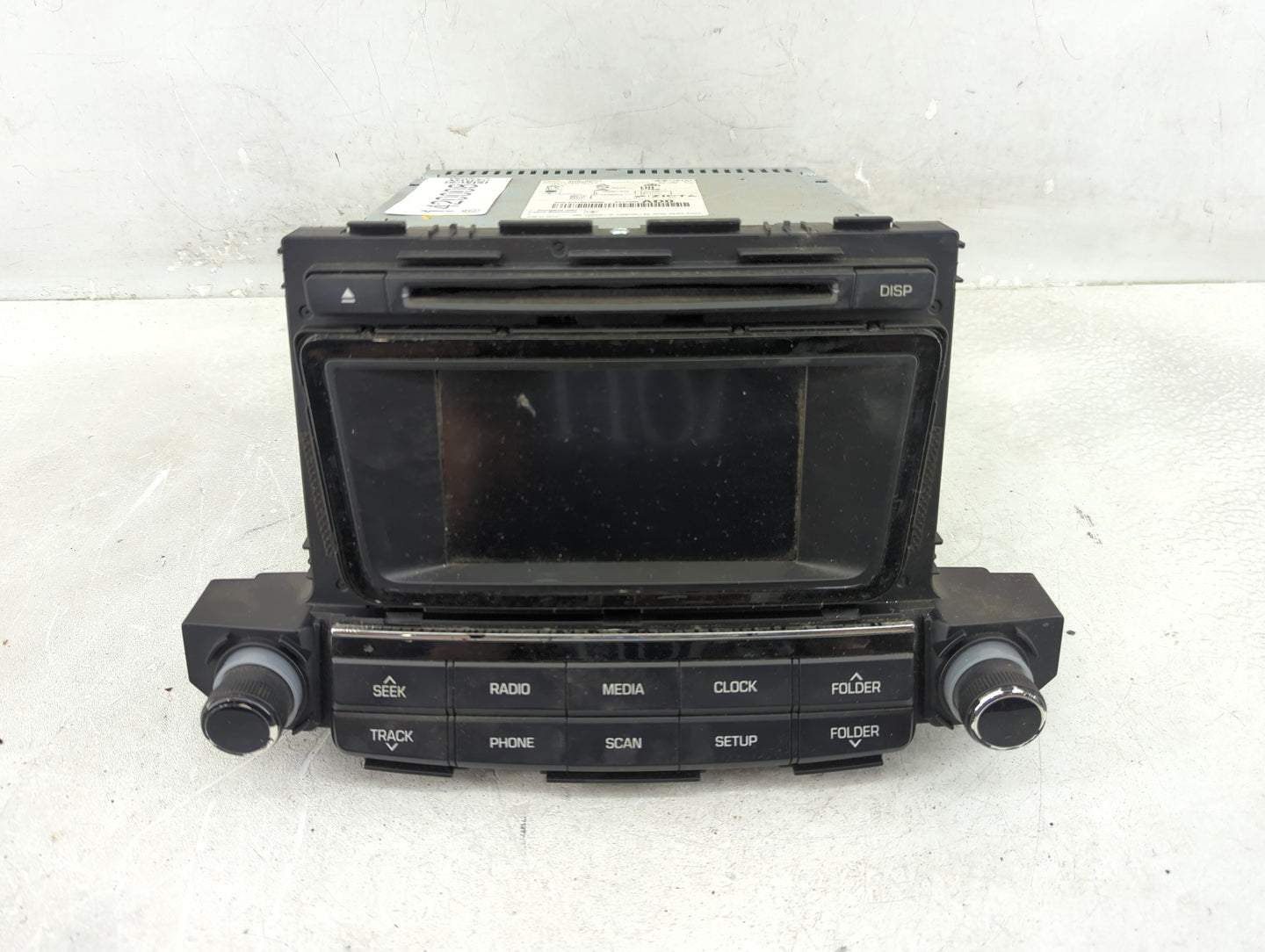 2018 Hyundai Tucson Radio AM FM Cd Player Receiver Replacement P/N:96180-D33004X Fits OEM Used Auto Parts - Oemusedautoparts