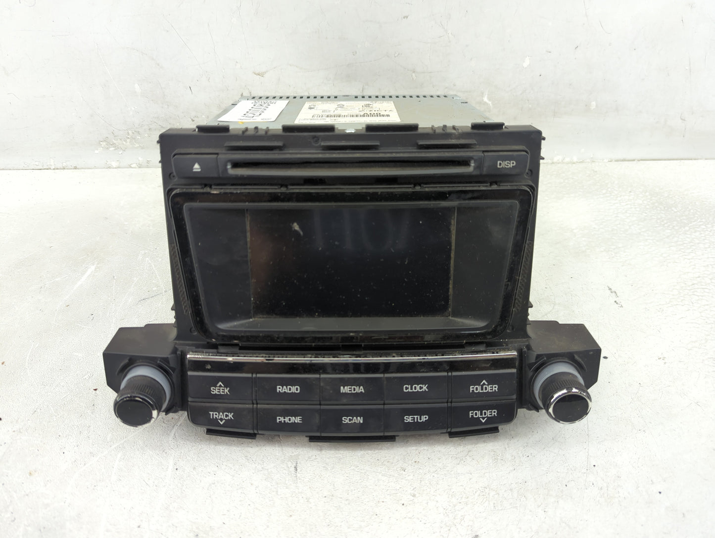2018 Hyundai Tucson Radio AM FM Cd Player Receiver Replacement P/N:96180-D33004X Fits OEM Used Auto Parts - Oemusedautoparts