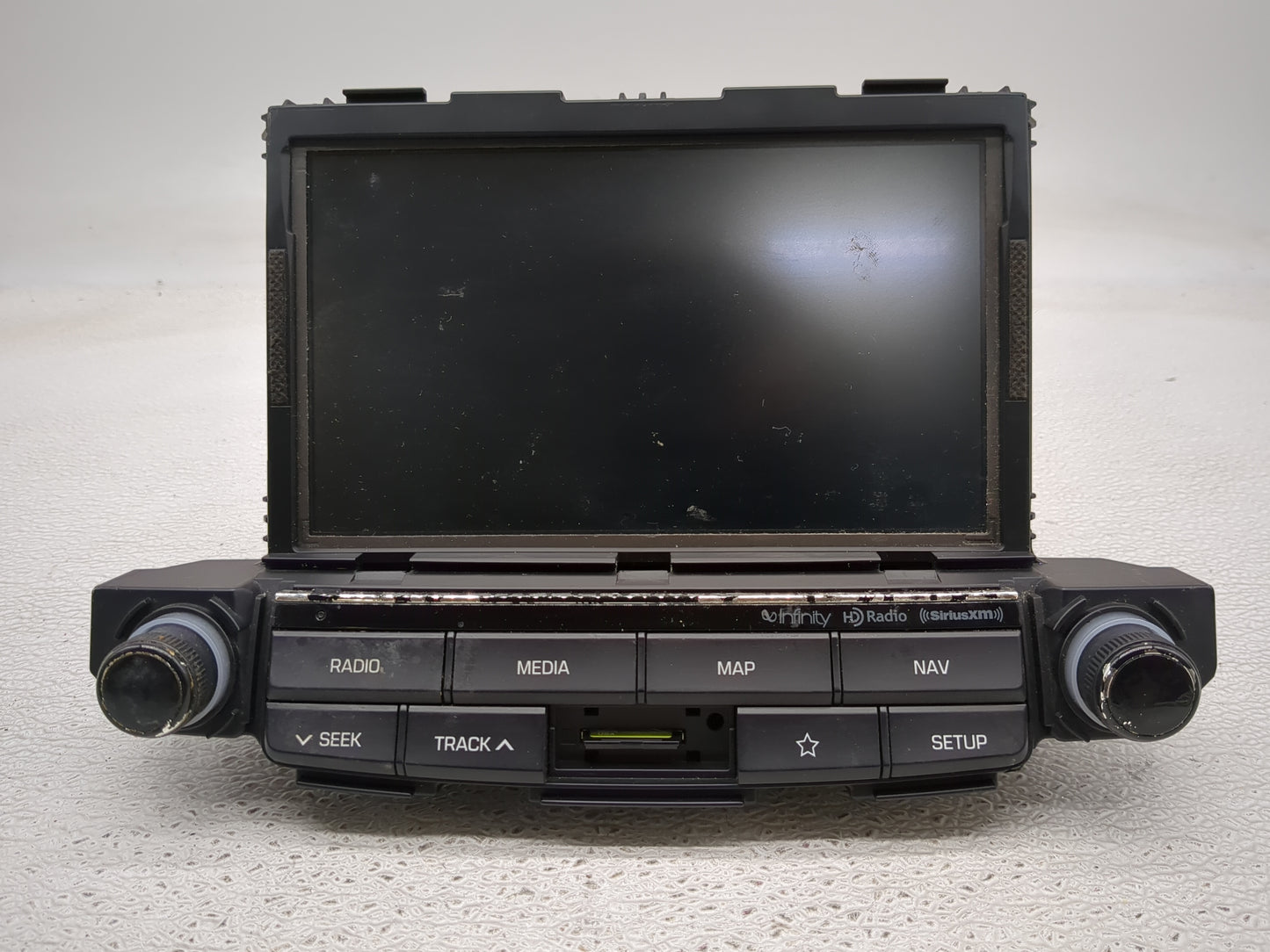 2018 Hyundai Tucson Radio AM FM Cd Player Receiver Replacement P/N:ATC42D3AN 96560D3504X, TQB-ATC42D3AN Fits OEM Used Auto P