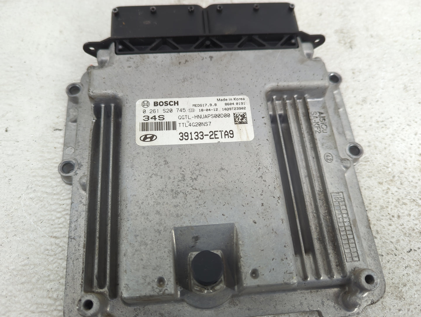 2016-2018 Hyundai Tucson PCM Engine Control Computer ECU ECM PCU OEM P/N:39133-2ETA9 0261S20745 Fits Fits 2016 2017 2018 OEM