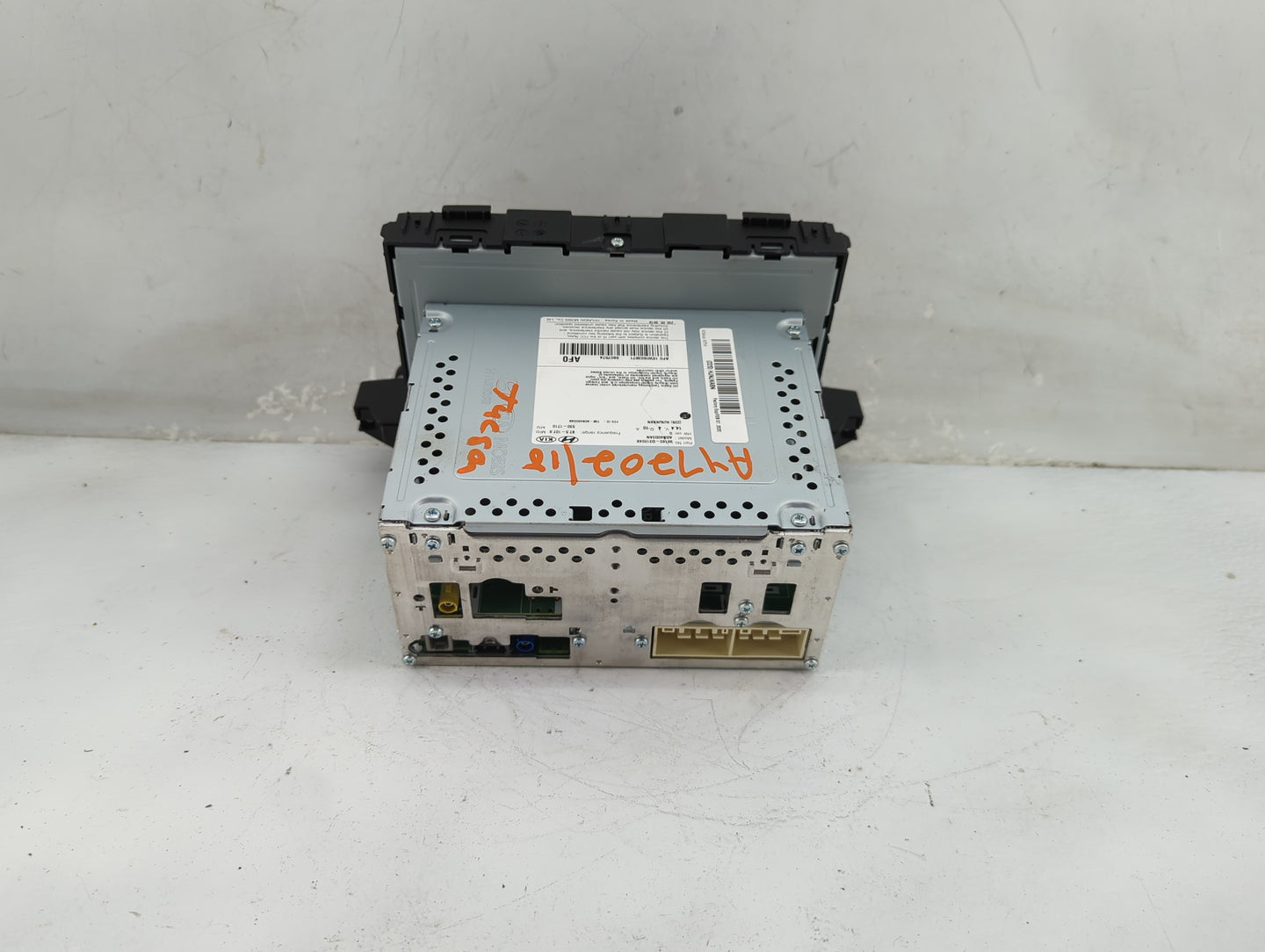 2018 Hyundai Tucson Radio AM FM Cd Player Receiver Replacement P/N:96160-D31004X ADB40D3AN, HJNJKA8N Fits OEM Used Auto Part