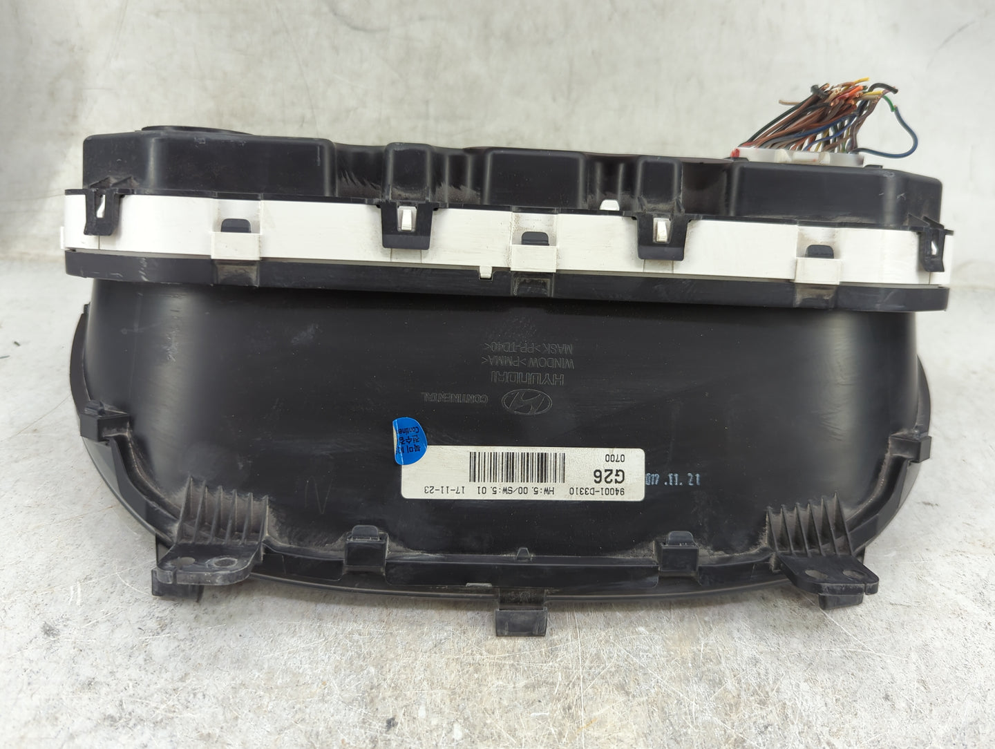 2018 Hyundai Tucson Instrument Cluster Speedometer Gauges P/N:94001-D3310 Miles: Fits OEM Used Auto Parts - Oemusedautoparts