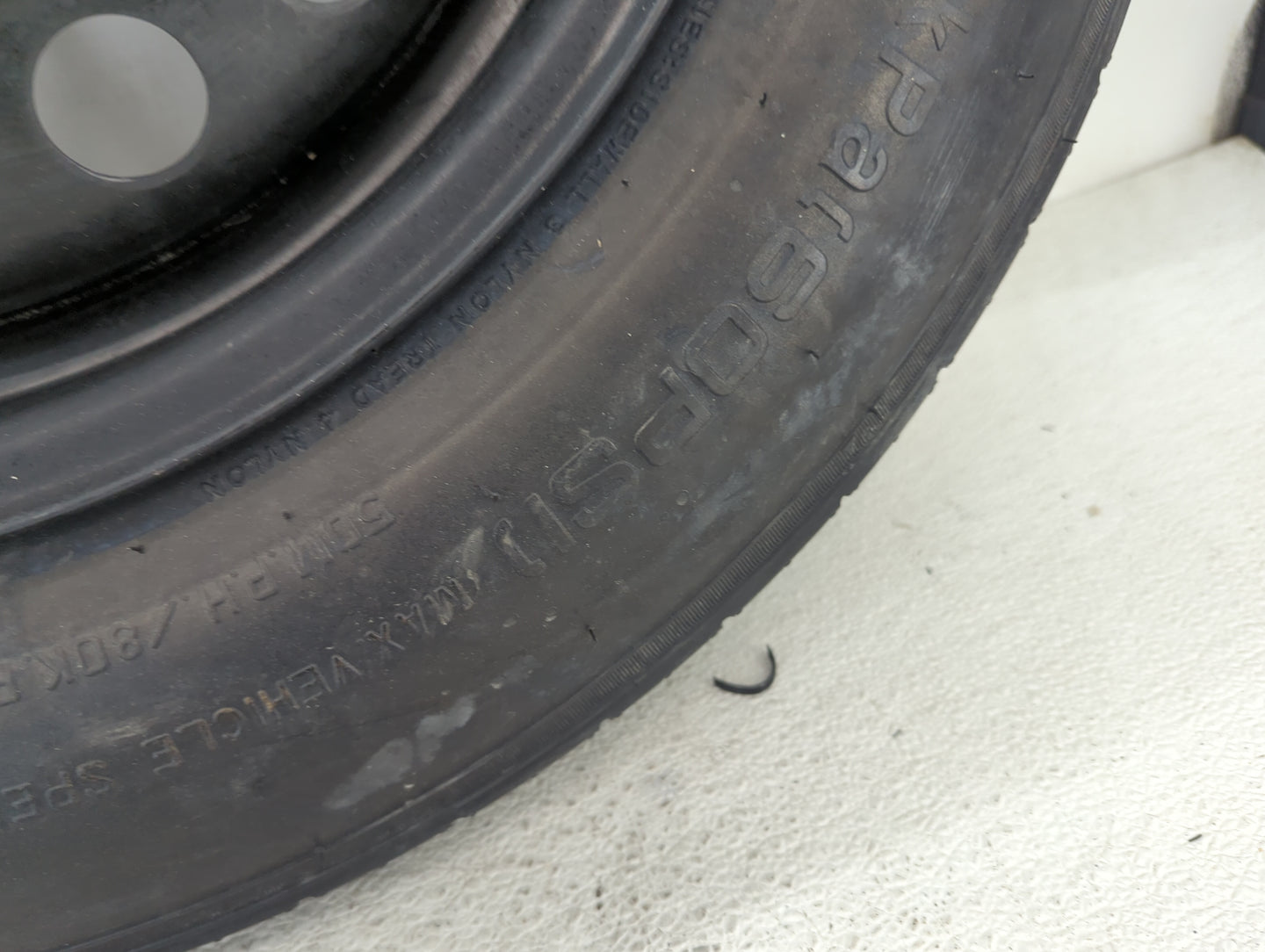 2016-2021 Hyundai Tucson Spare Donut Tire Wheel Rim Oem 1486951 - Oemusedautoparts1.com