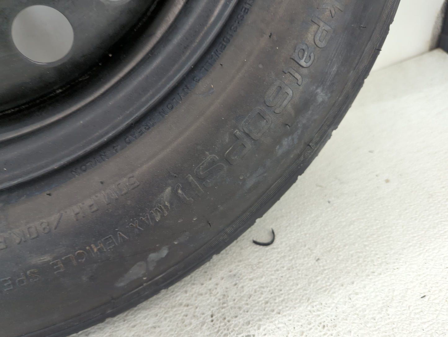 2016-2021 Hyundai Tucson Spare Donut Tire Wheel Rim Oem 1486951 - Oemusedautoparts1.com