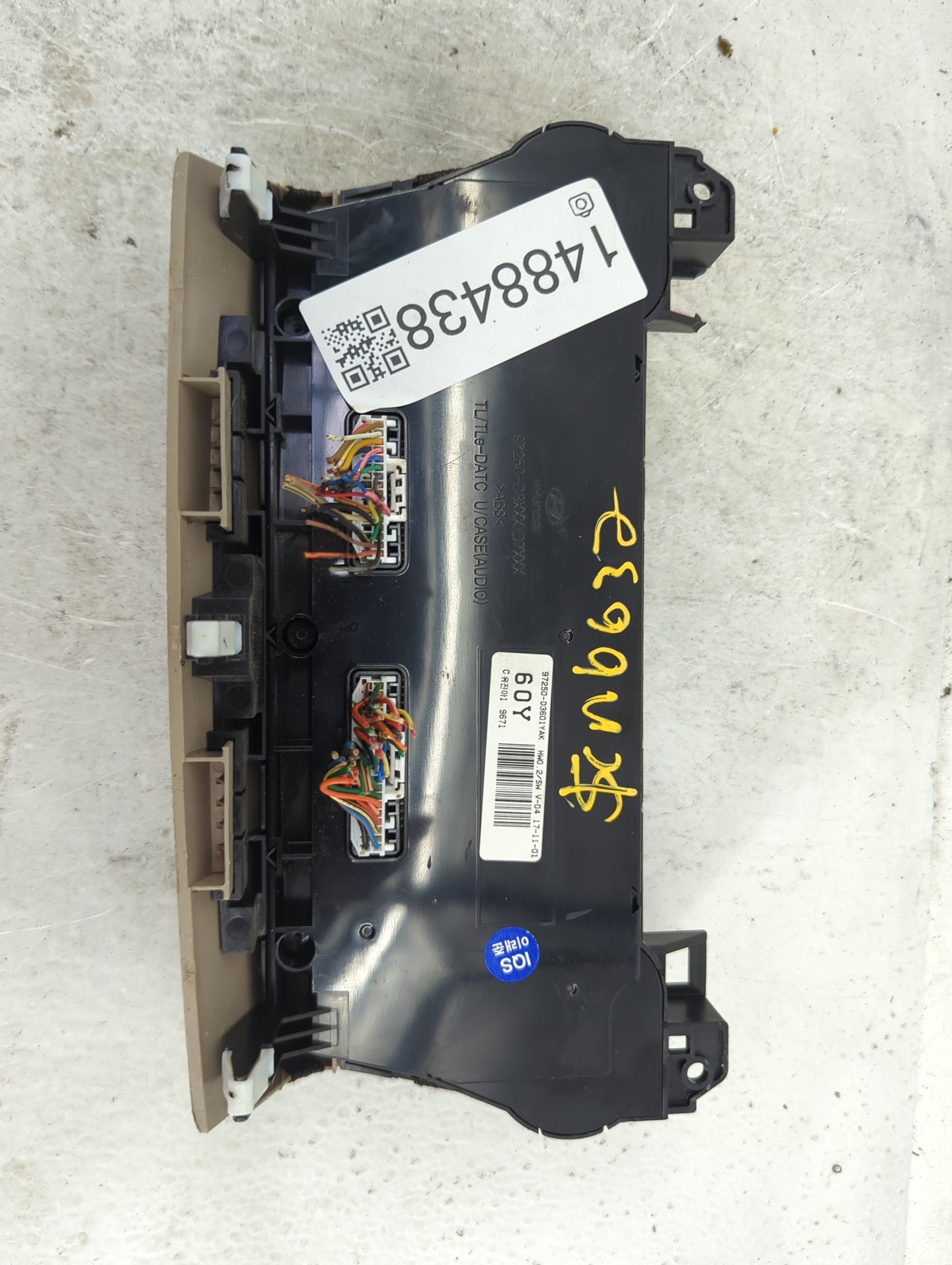 2016-2018 Hyundai Tucson Climate Control Module Temperature AC/Heater Replacement P/N:97250-D3601YAK Fits Fits 2016 2017 201
