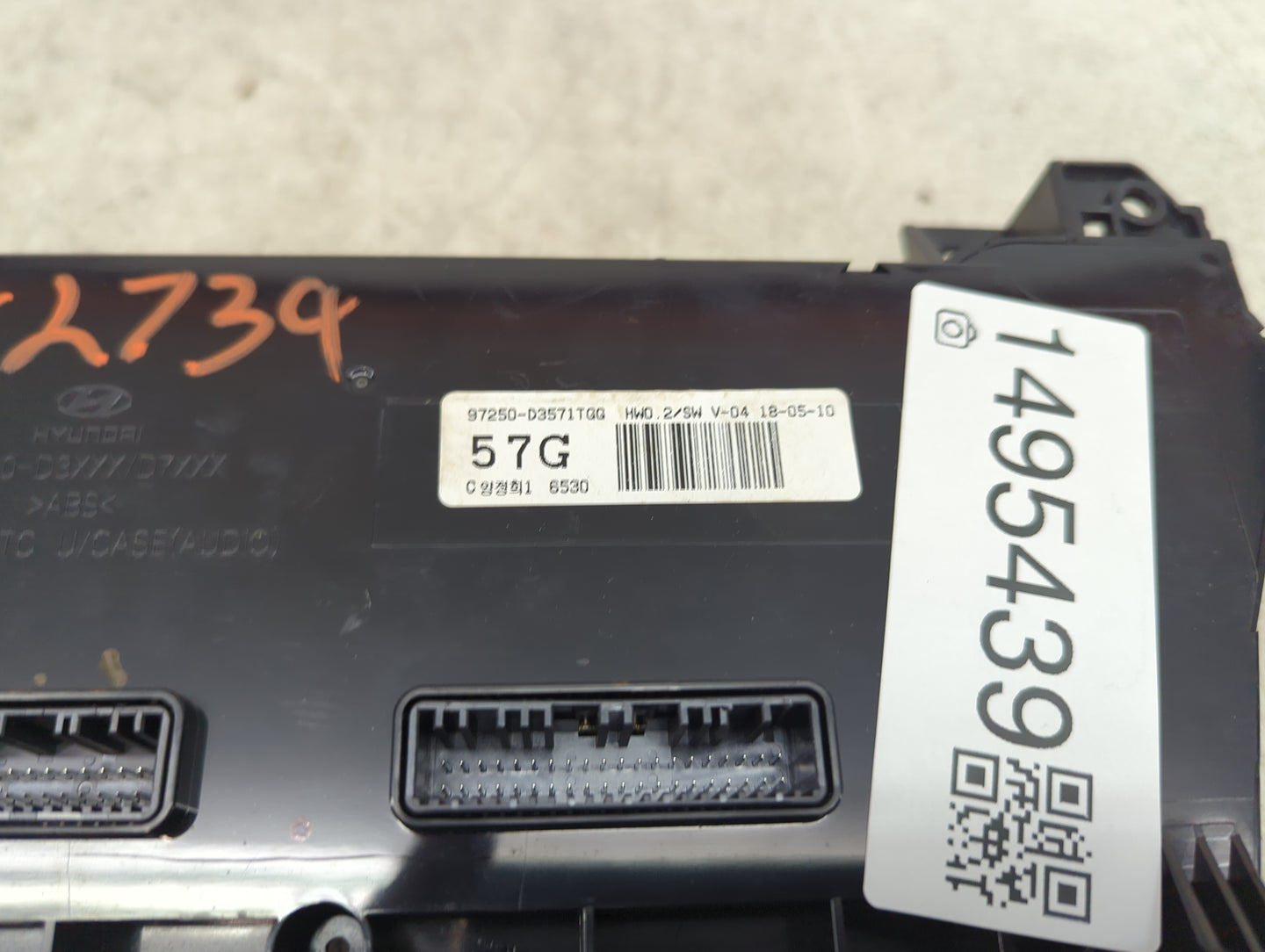 2016-2018 Hyundai Tucson Climate Control Module Temperature AC/Heater Replacement P/N:97250-D3571TGG Fits Fits 2016 2017 201