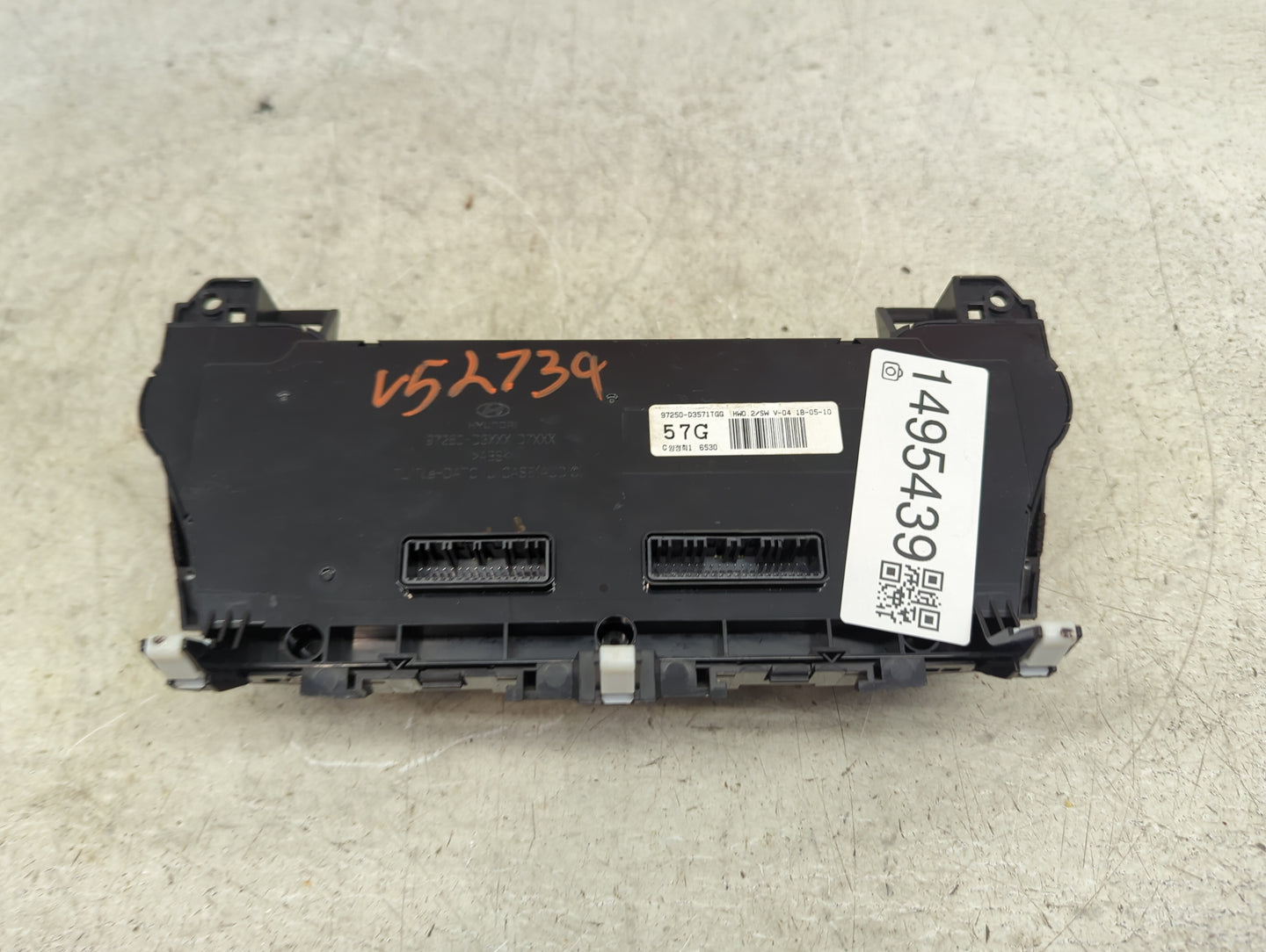 2016-2018 Hyundai Tucson Climate Control Module Temperature AC/Heater Replacement P/N:97250-D3571TGG Fits Fits 2016 2017 201