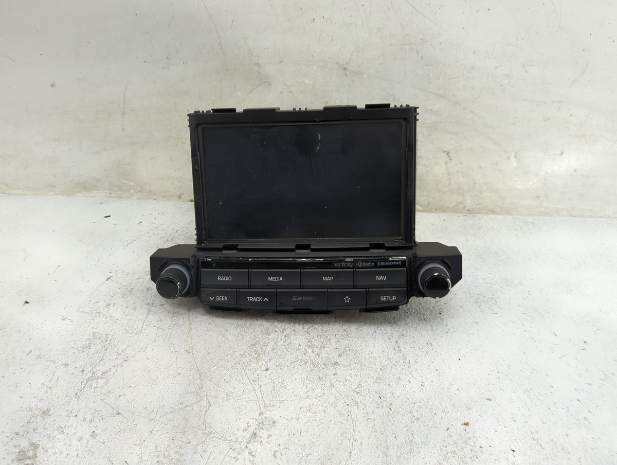 2018 Hyundai Tucson Radio AM FM Cd Player Receiver Replacement P/N:96560-D33504X ATC42D3AN OEM Used Auto Parts - Oemusedauto