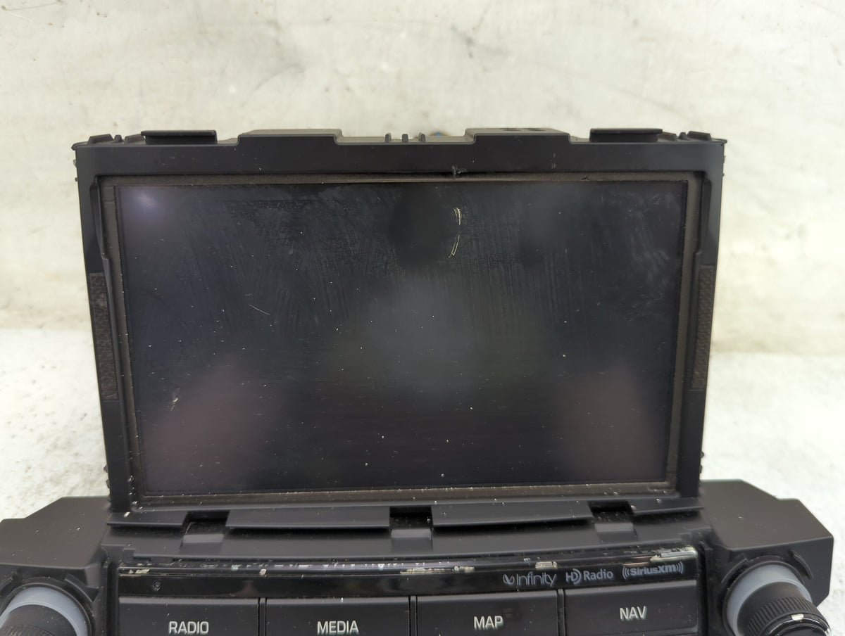 2018 Hyundai Tucson Radio AM FM Cd Player Receiver Replacement P/N:96560-D33504X ATC42D3AN OEM Used Auto Parts - Oemusedauto