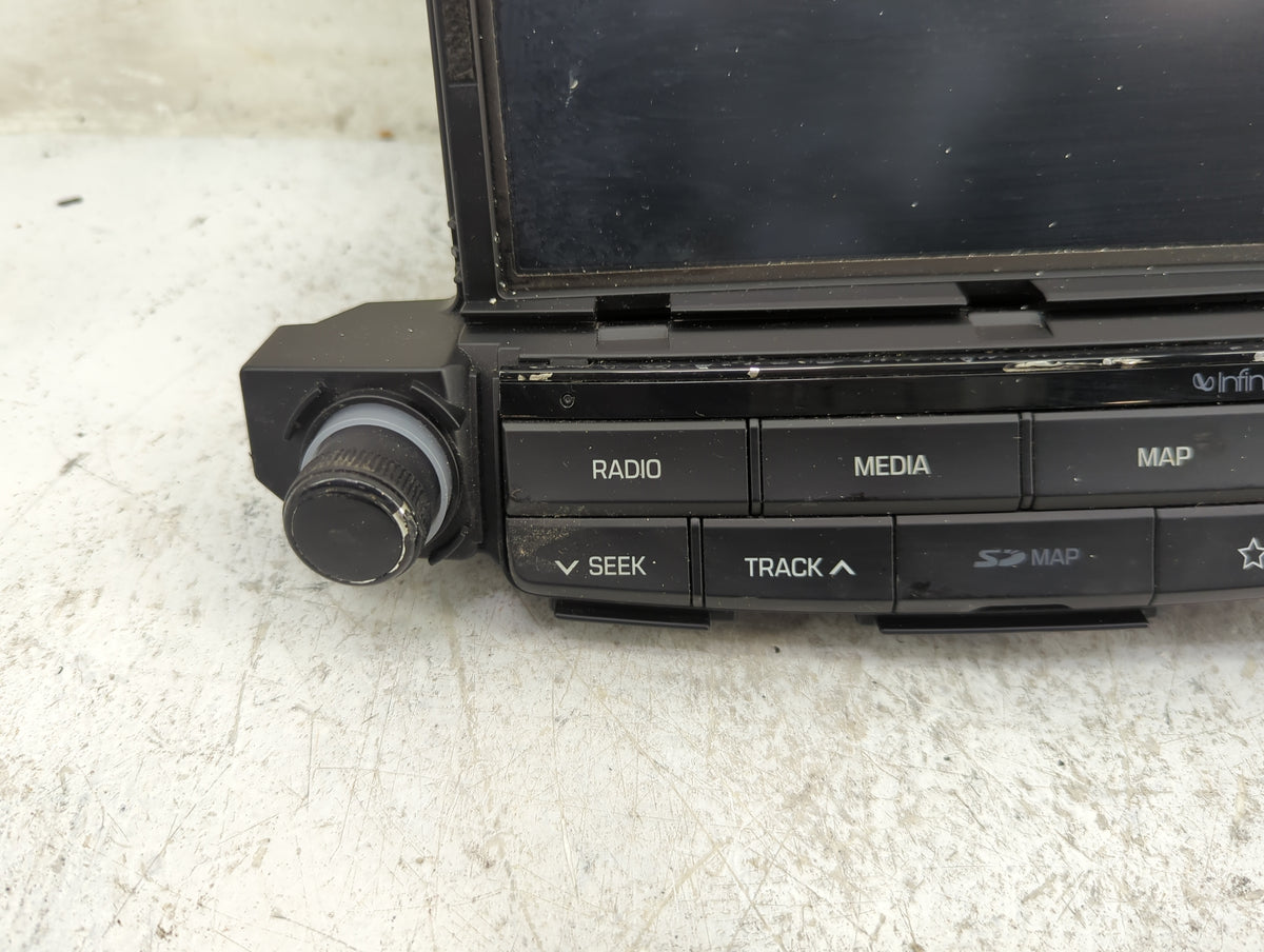 2018 Hyundai Tucson Radio AM FM Cd Player Receiver Replacement P/N:96560-D33504X ATC42D3AN OEM Used Auto Parts - Oemusedauto