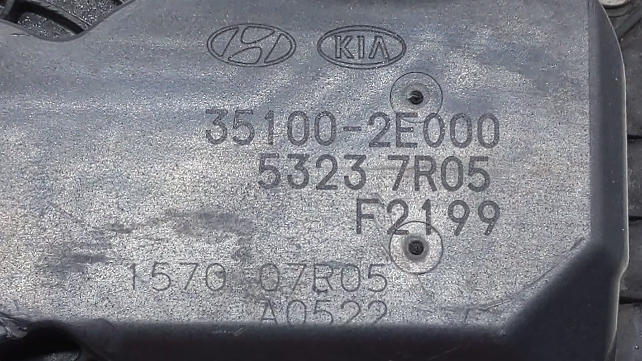 2014-2018 Hyundai Tucson Throttle Body P/N:35100-2E000 Fits Fits 2011 2012 2013 2014 2015 2016 2017 2018 2019 OEM Used Auto 