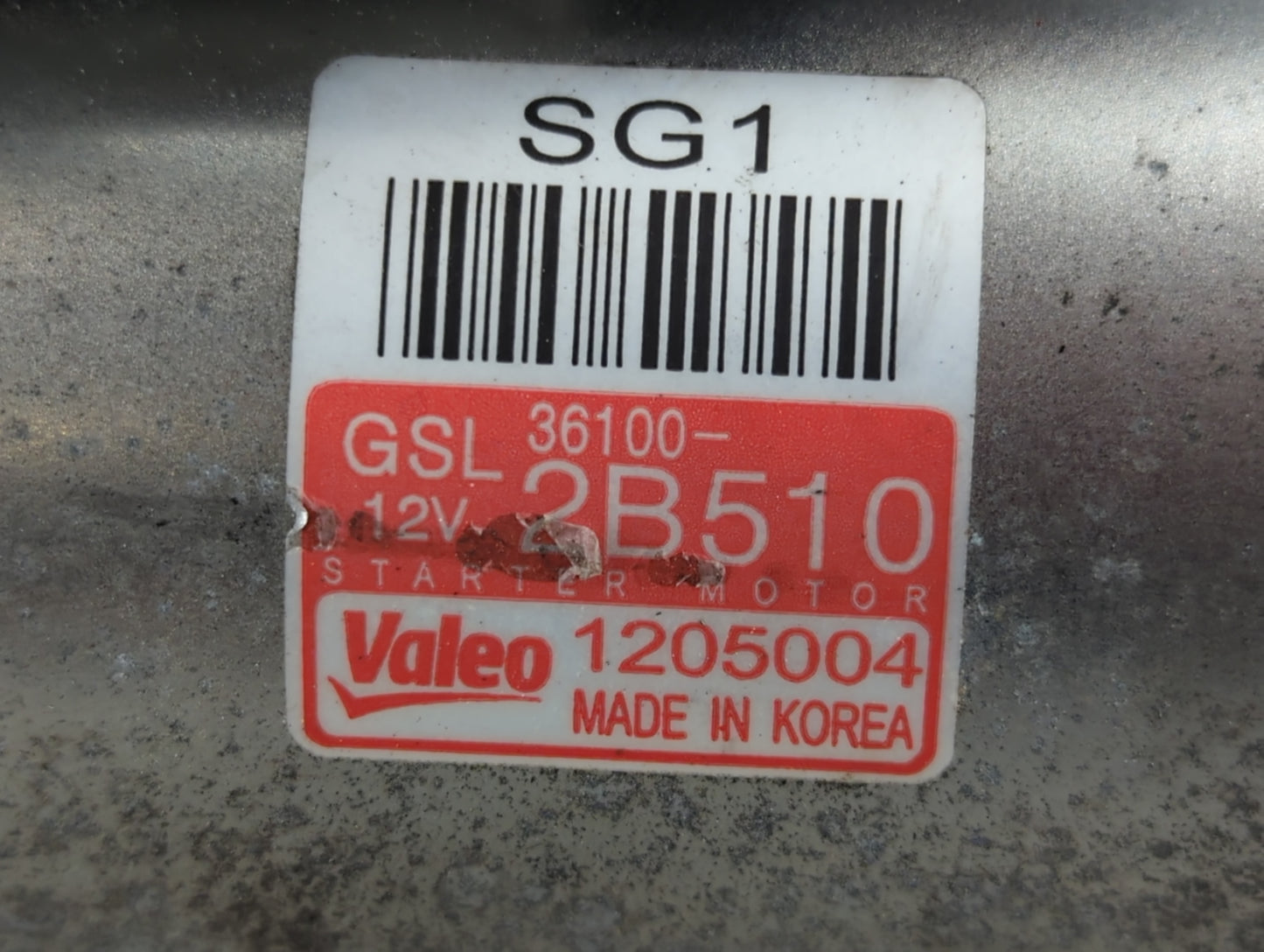 2016-2018 Hyundai Tucson Car Starter Motor Solenoid OEM P/N:1205004 36100-2B510 Fits OEM Used Auto Parts - Oemusedautoparts1