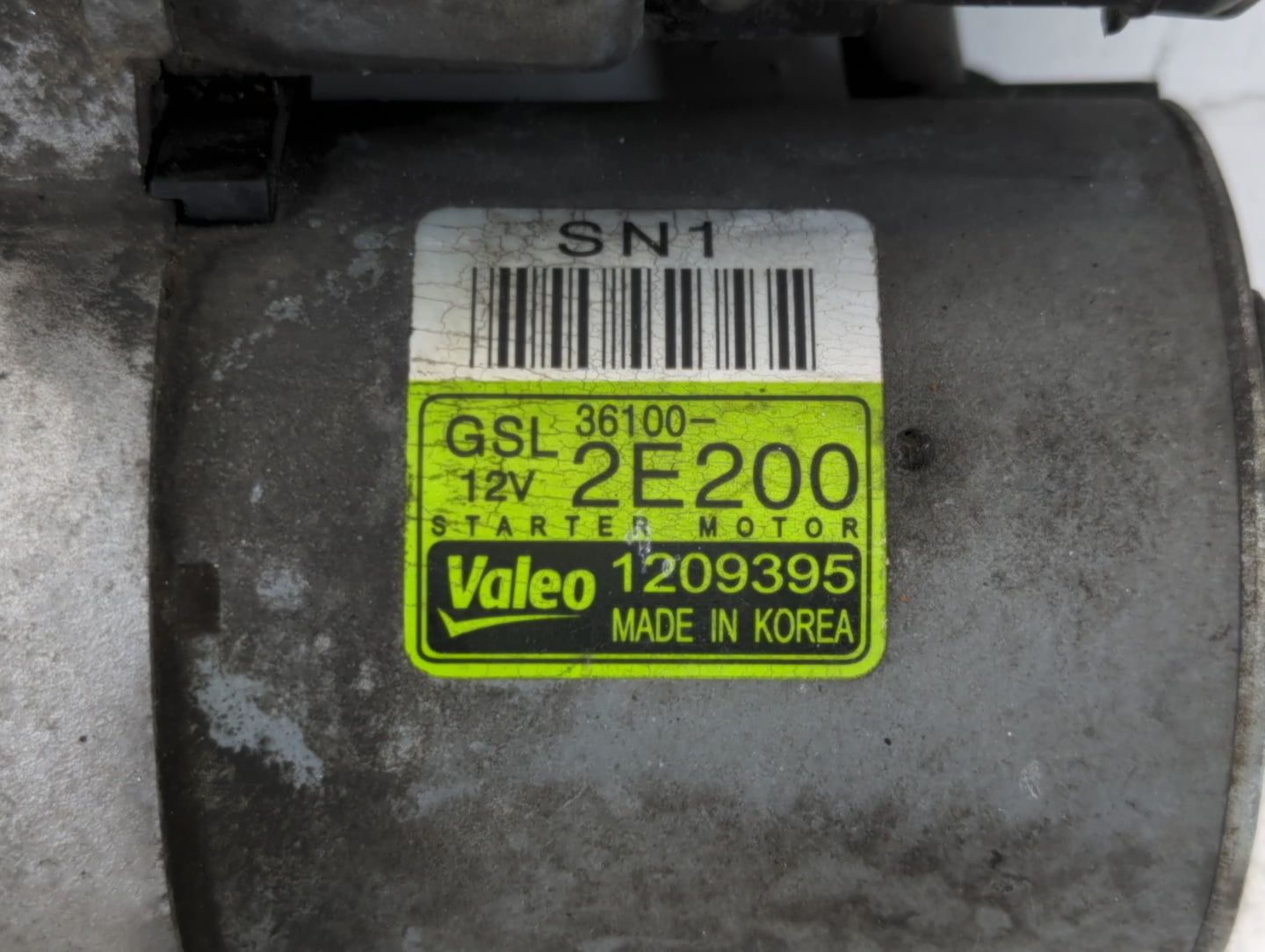 2016-2021 Hyundai Tucson Car Starter Motor Solenoid OEM P/N:1209395 36100-2E200 Fits OEM Used Auto Parts - Oemusedautoparts1