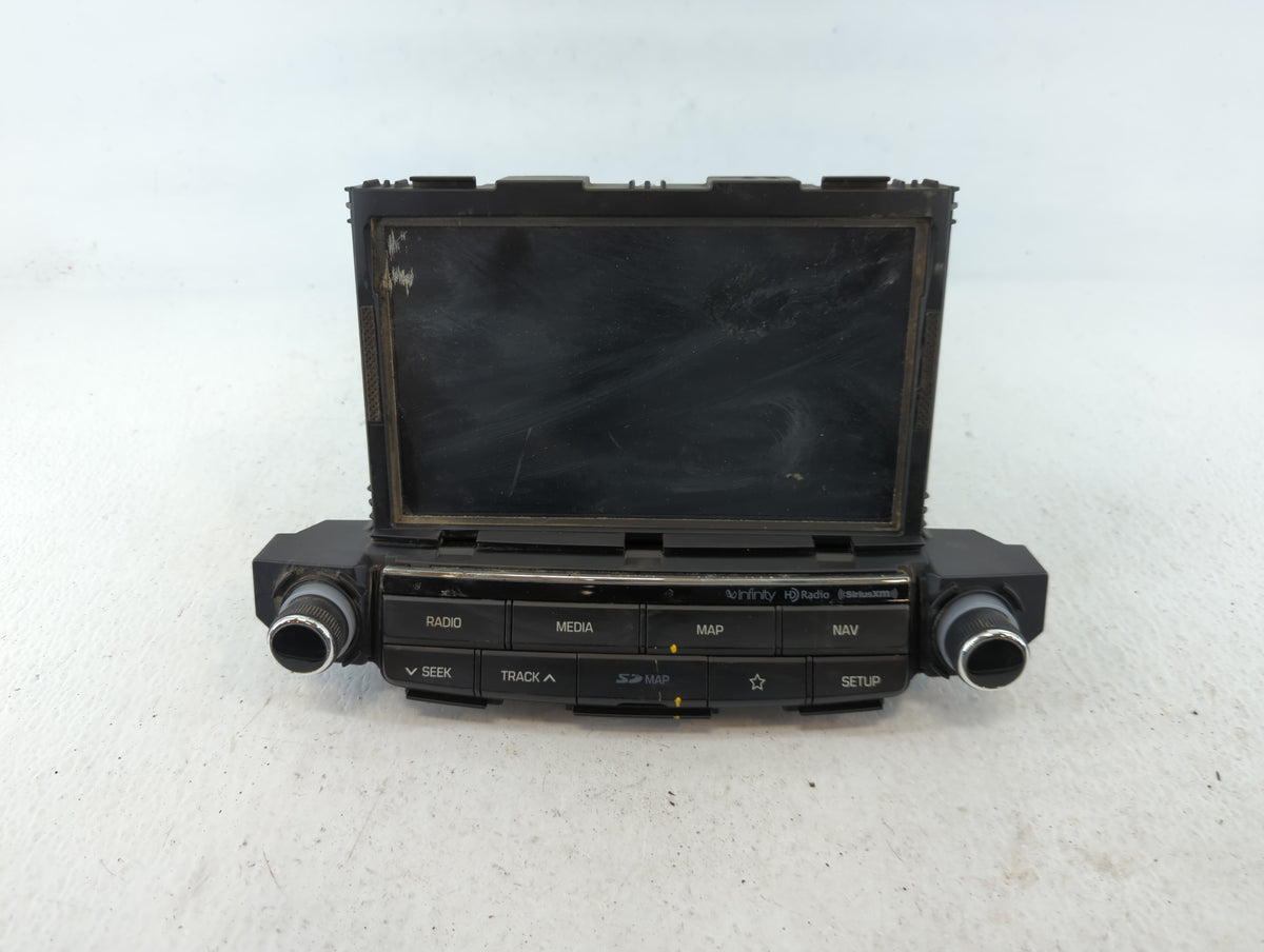 2018-2018 Hyundai Tucson Am Fm Cd Player Radio Receiver 702447 - Oemusedautoparts1.com