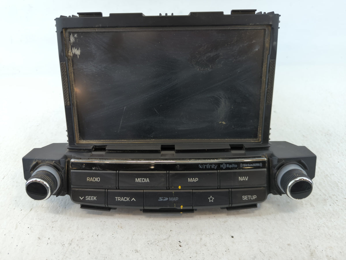2018-2018 Hyundai Tucson Am Fm Cd Player Radio Receiver 702447 - Oemusedautoparts1.com