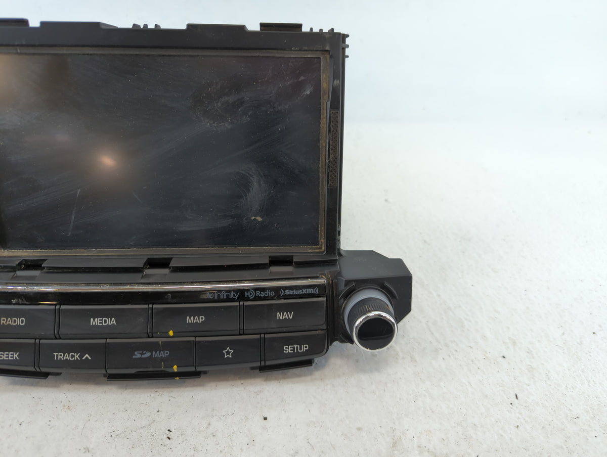 2018-2018 Hyundai Tucson Am Fm Cd Player Radio Receiver 702447 - Oemusedautoparts1.com