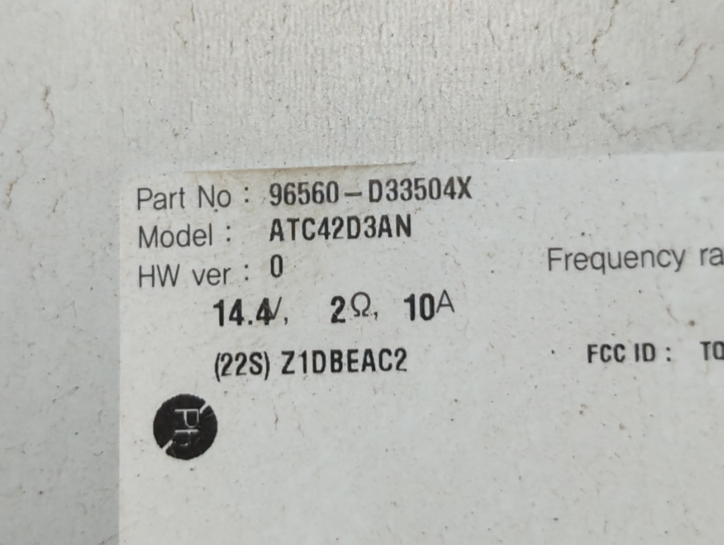 2018-2018 Hyundai Tucson Am Fm Cd Player Radio Receiver - Oemusedautoparts1.com