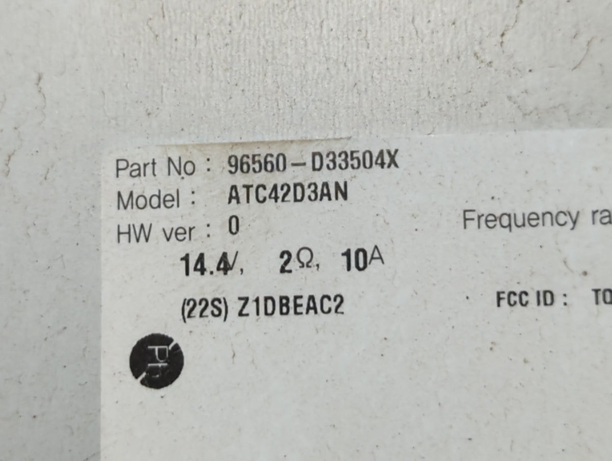 2018-2018 Hyundai Tucson Am Fm Cd Player Radio Receiver 702447 - Oemusedautoparts1.com