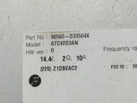 2018-2018 Hyundai Tucson Am Fm Cd Player Radio Receiver 702447 - Oemusedautoparts1.com