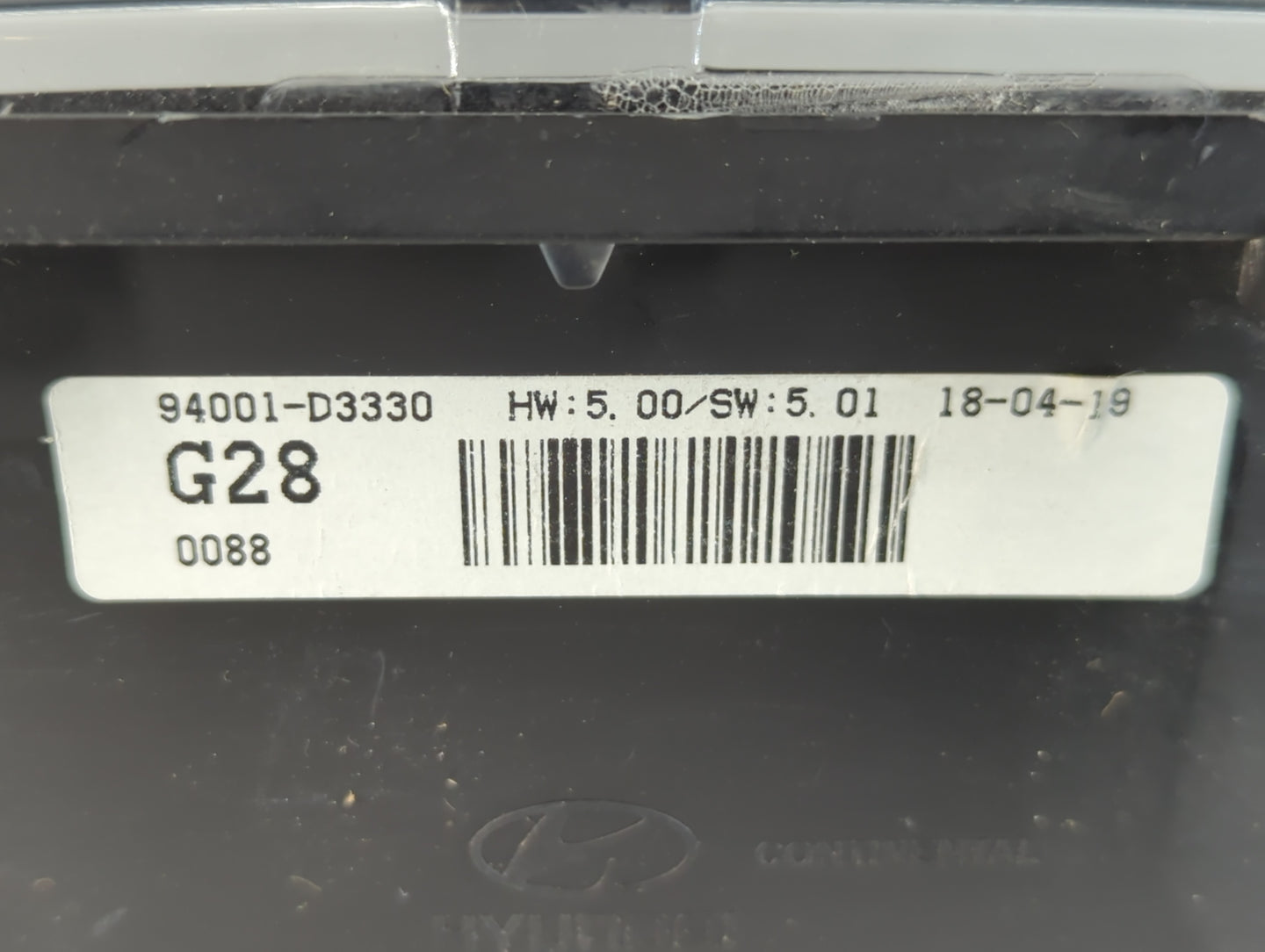 2018 Hyundai Tucson Instrument Cluster Speedometer Gauges P/N:94001-D3330 Fits OEM Used Auto Parts - Oemusedautoparts1.com