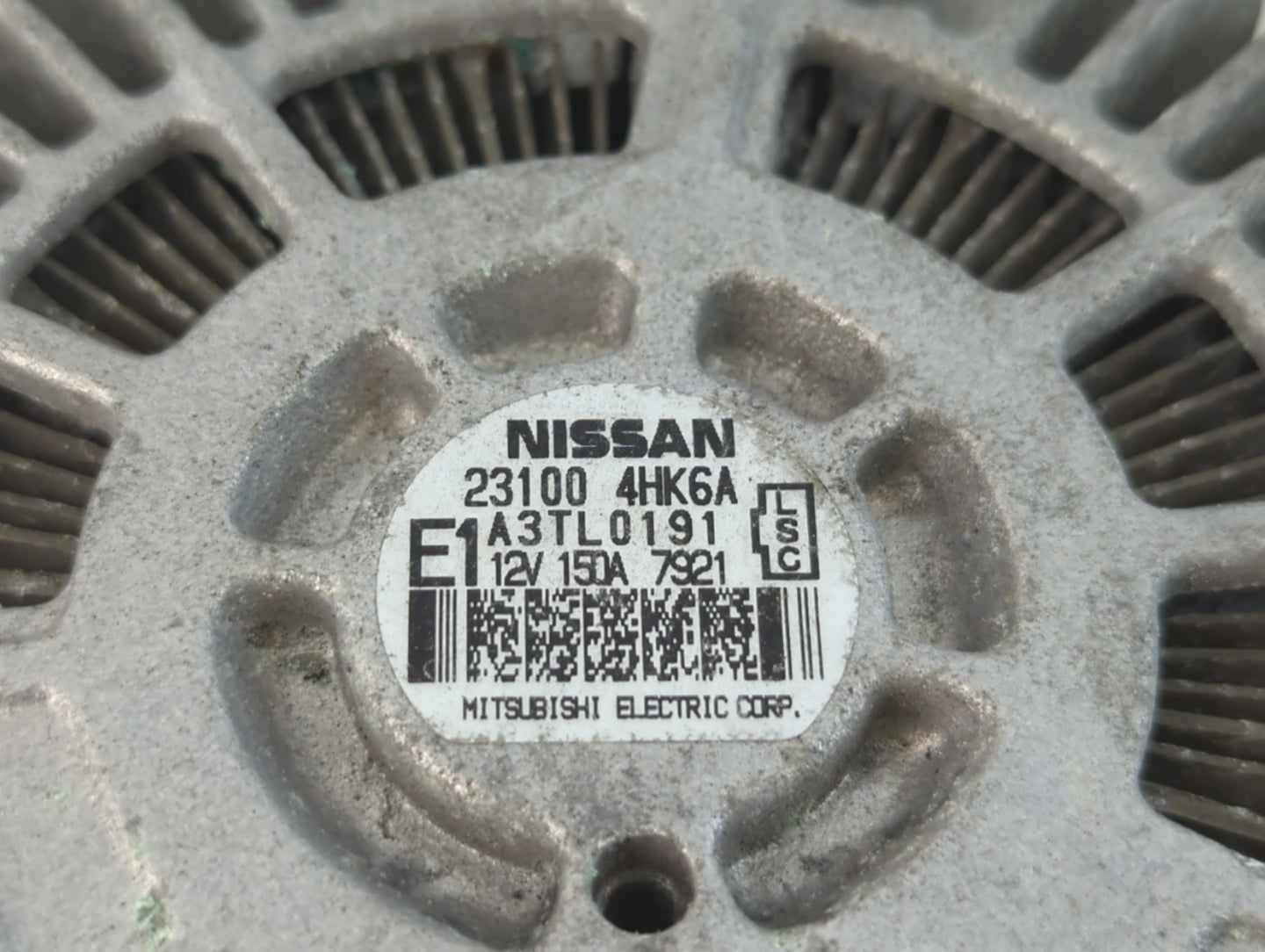 2016-2020 Infiniti Q50 Alternator Replacement Generator Charging Assembly Engine OEM P/N:23100 4HK6A Fits OEM Used Auto Part