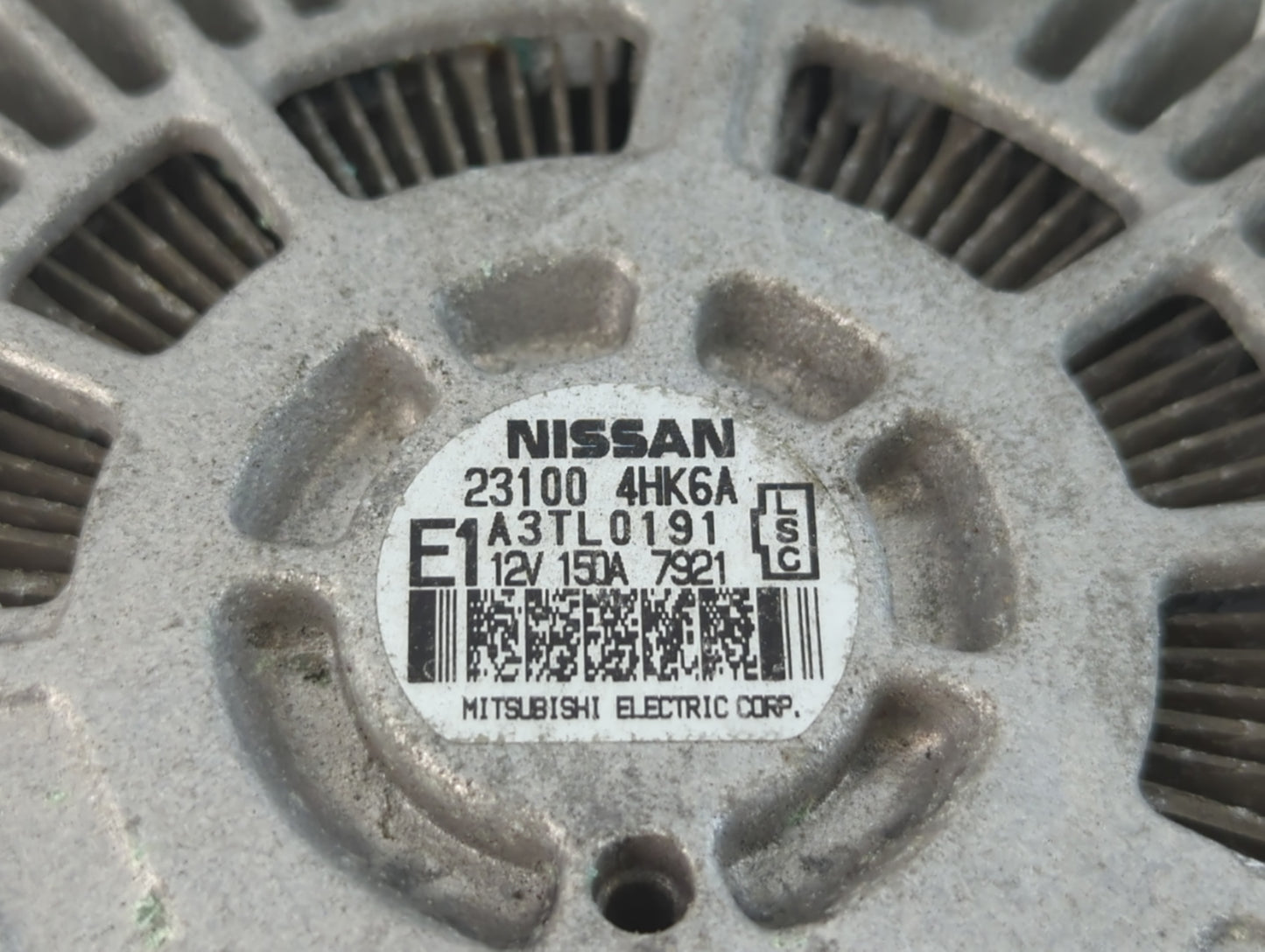 2016-2020 Infiniti Q50 Alternator Replacement Generator Charging Assembly Engine OEM P/N:23100 4HK6A Fits OEM Used Auto Part