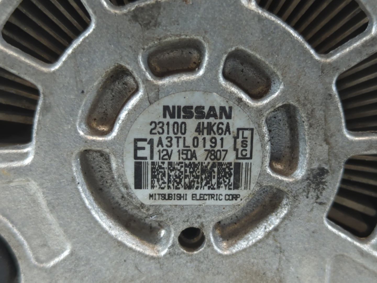 2016-2020 Infiniti Q50 Alternator Replacement Generator Charging Assembly Engine OEM P/N:23100 4HK6A Fits OEM Used Auto Part