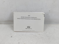 2018 Infiniti Q50 Owners Manual Book Guide P/N:O,18E0 0V37U0 OEM Used Auto Parts - Oemusedautoparts1.com