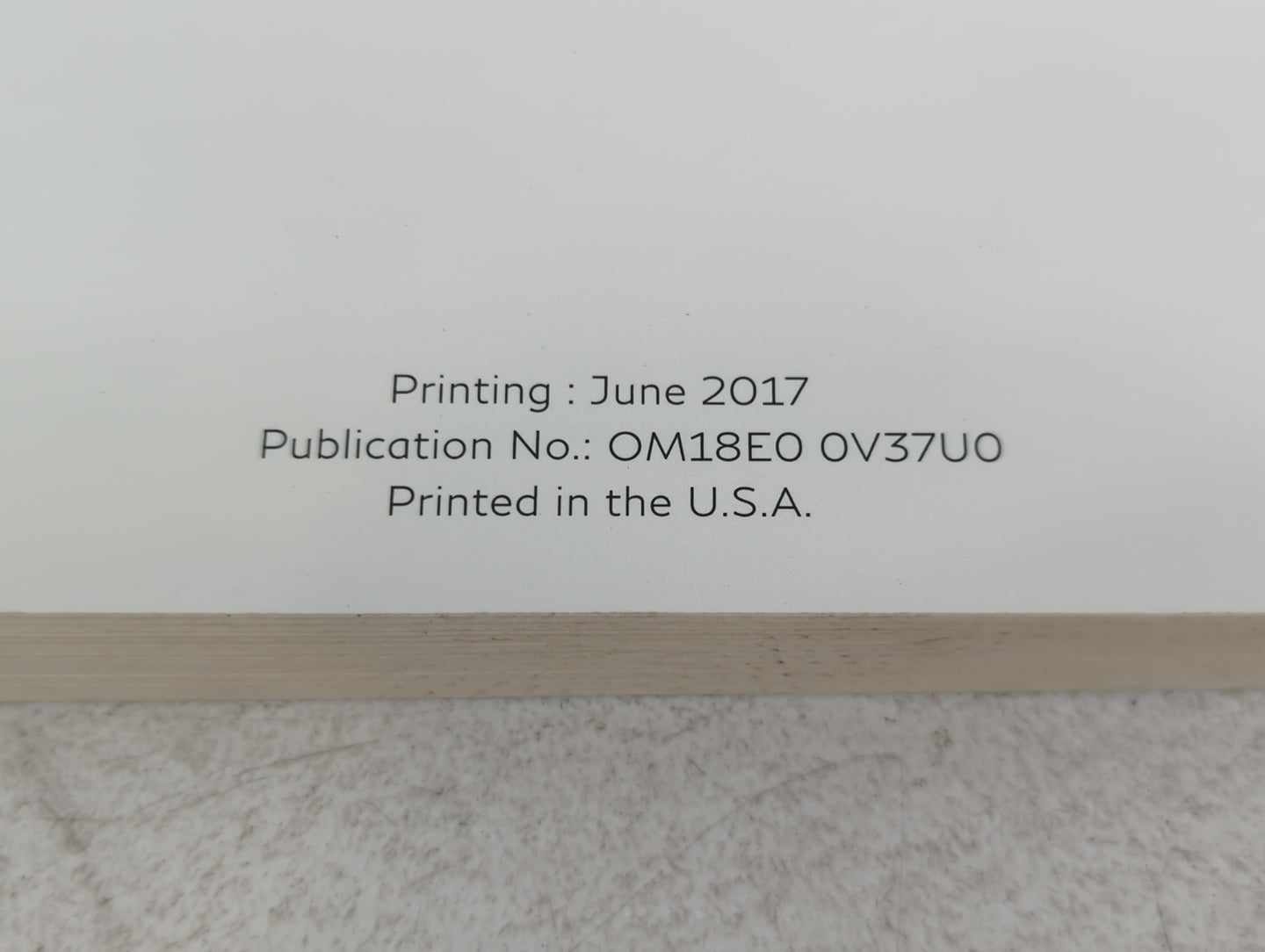 2018 Infiniti Q50 Owners Manual Book Guide P/N:O,18E0 0V37U0 OEM Used Auto Parts - Oemusedautoparts1.com
