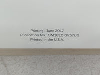 2018 Infiniti Q50 Owners Manual Book Guide P/N:O,18E0 0V37U0 OEM Used Auto Parts - Oemusedautoparts1.com