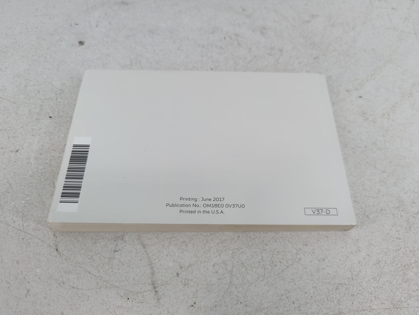 2018 Infiniti Q50 Owners Manual Book Guide P/N:O,18E0 0V37U0 OEM Used Auto Parts - Oemusedautoparts1.com