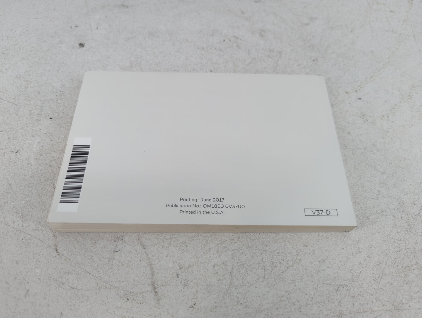 2018 Infiniti Q50 Owners Manual Book Guide P/N:O,18E0 0V37U0 OEM Used Auto Parts - Oemusedautoparts1.com