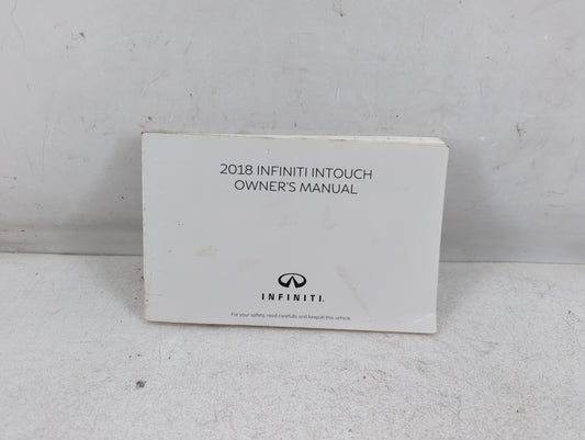 2018 Infiniti Q50 Owners Manual Book Guide P/N:N18E-DG5THU0 OEM Used Auto Parts - Oemusedautoparts1.com