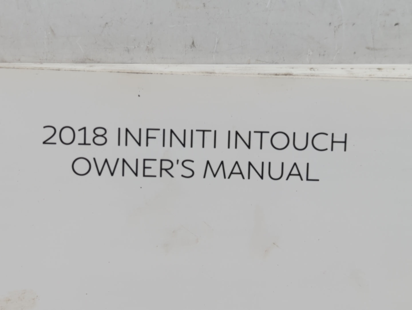 2018 Infiniti Q50 Owners Manual Book Guide P/N:N18E-DG5THU0 OEM Used Auto Parts - Oemusedautoparts1.com
