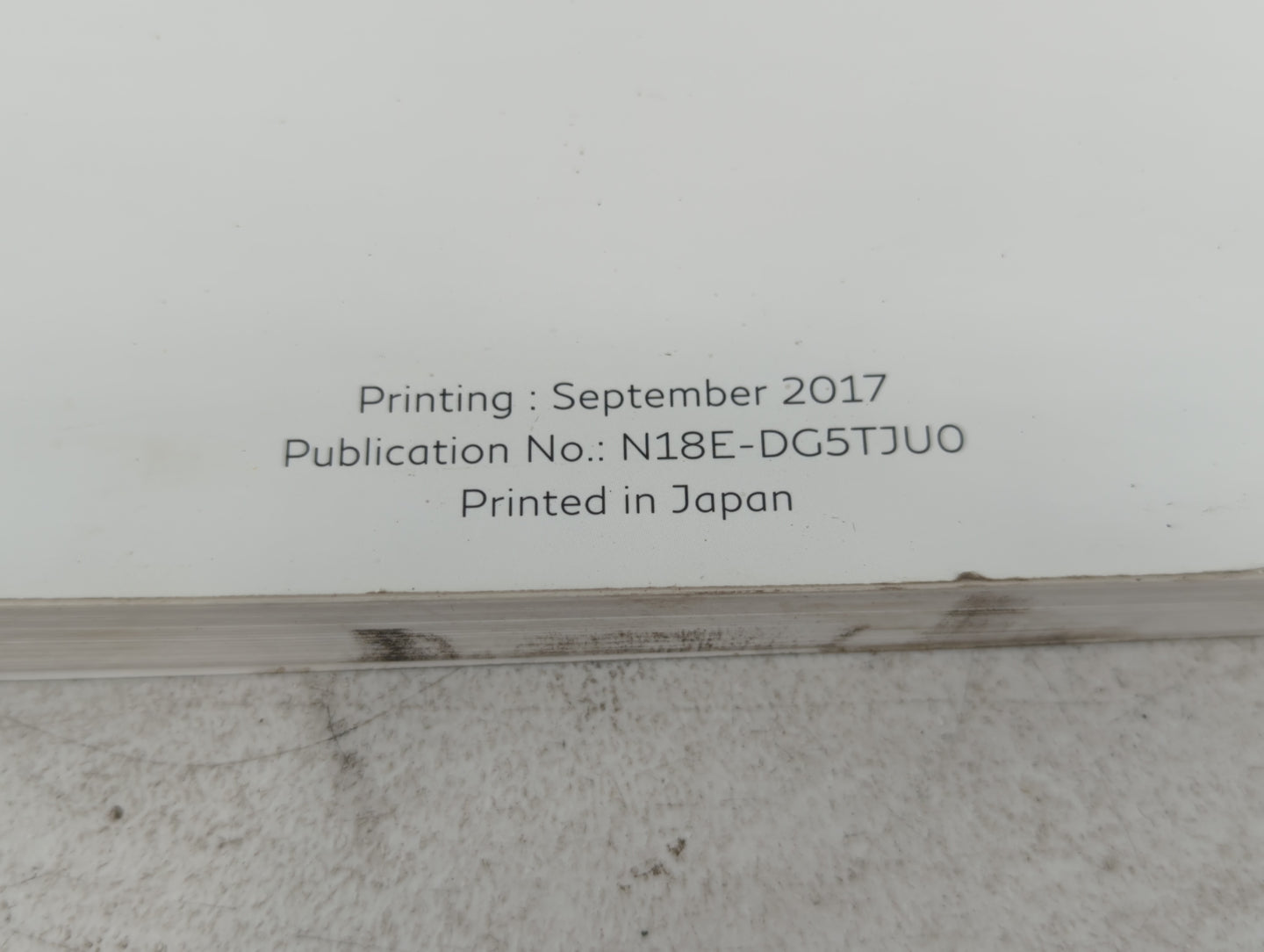 2018 Infiniti Q50 Owners Manual Book Guide P/N:N18E-DG5THU0 OEM Used Auto Parts - Oemusedautoparts1.com