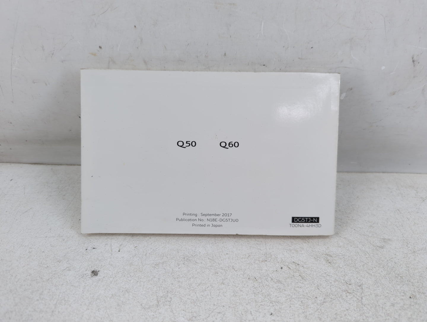 2018 Infiniti Q50 Owners Manual Book Guide P/N:N18E-DG5THU0 OEM Used Auto Parts - Oemusedautoparts1.com