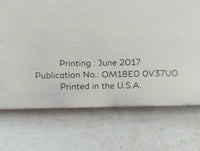 2018 Infiniti Q50 Owners Manual Book Guide P/N:OM18E0 0V37U0 OEM Used Auto Parts - Oemusedautoparts1.com