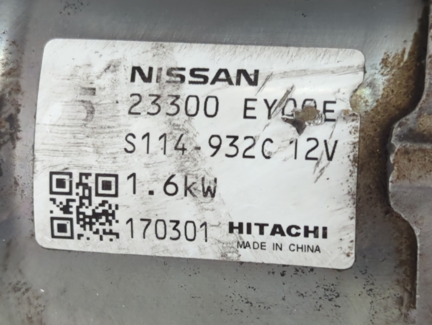 2014-2020 Infiniti Q50 Car Starter Motor Solenoid OEM P/N:S114-932 23300 EY Fits OEM Used Auto Parts - Oemusedautoparts1.com