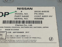 2016-2018 Infiniti Q50 Radio AM FM Cd Player Receiver Replacement P/N:28330 4HB3B Fits Fits 2016 2017 2018 2019 2020 OEM Use