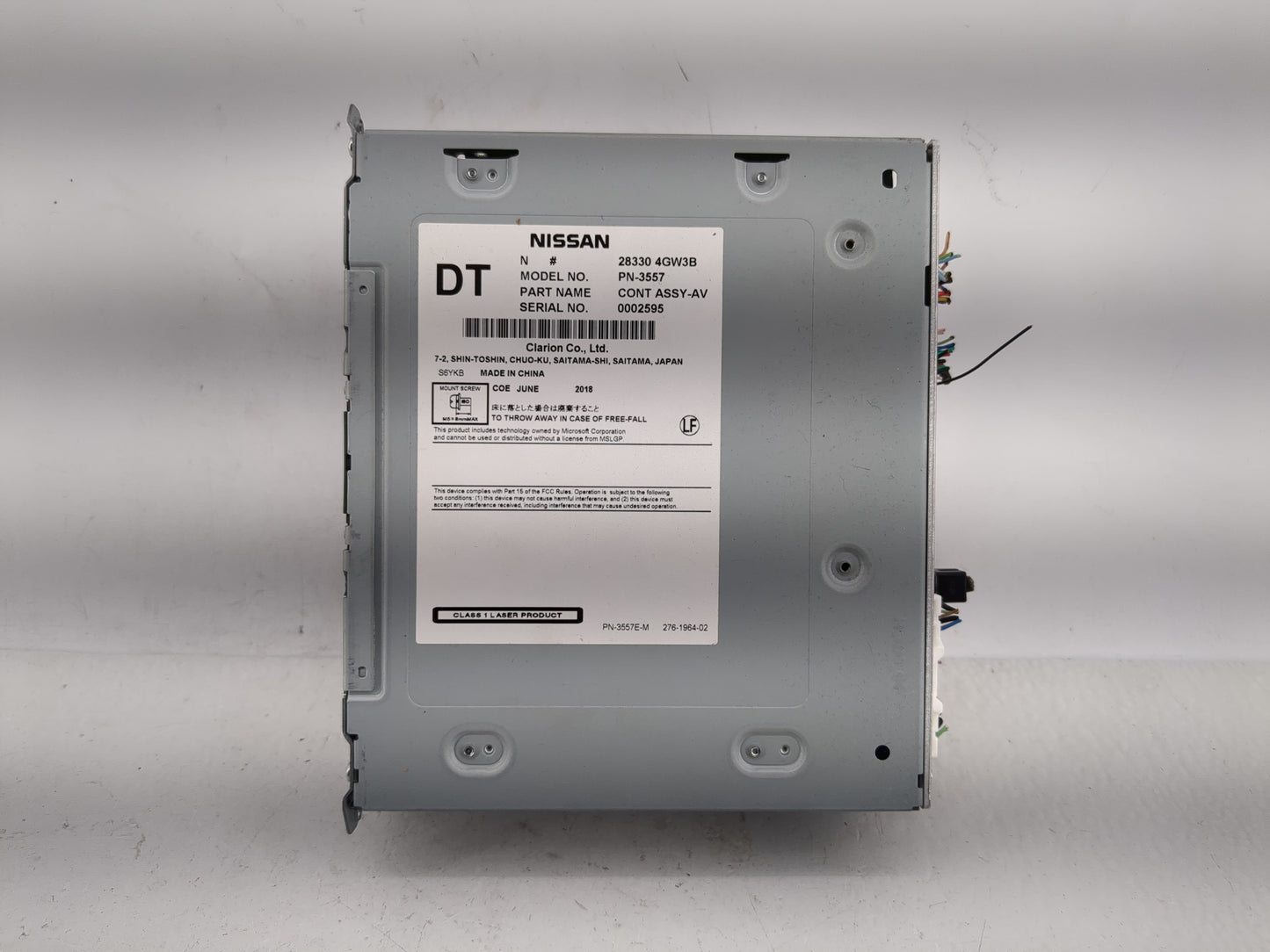 2014-2018 Infiniti Q50 Radio AM FM Cd Player Receiver Replacement P/N:28330 4GW3B Fits Fits 2014 2015 2016 2017 2018 OEM Use